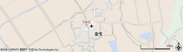 金生公民館周辺の地図