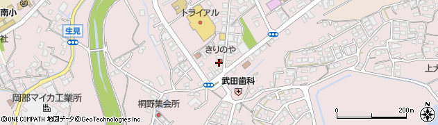 きりのや酒店周辺の地図