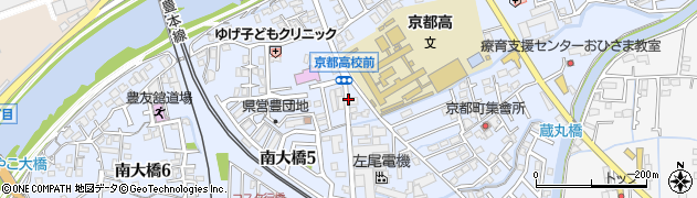 京都高校周辺の地図