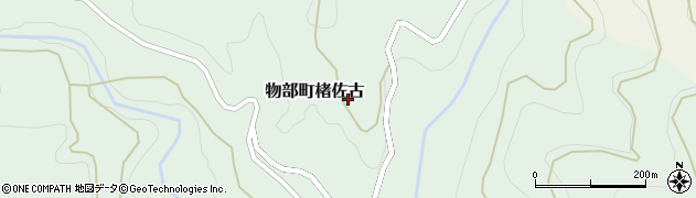 高知県香美市物部町楮佐古438周辺の地図