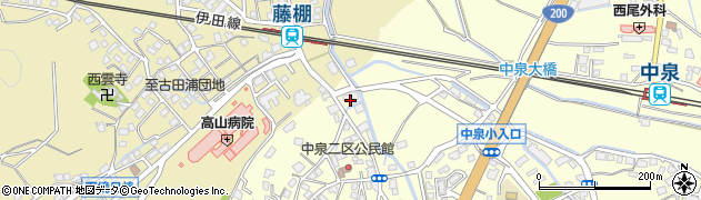 福岡県直方市中泉1041-1周辺の地図