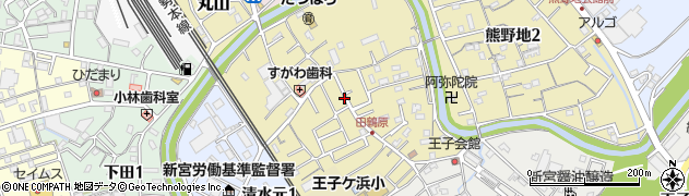 和歌山県新宮市田鶴原町周辺の地図