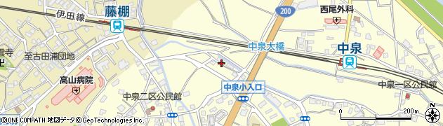 福岡県直方市中泉705周辺の地図