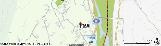 和歌山県西牟婁郡上富田町下鮎川360周辺の地図