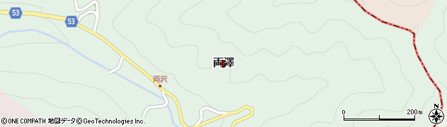 愛媛県伊予市両澤周辺の地図