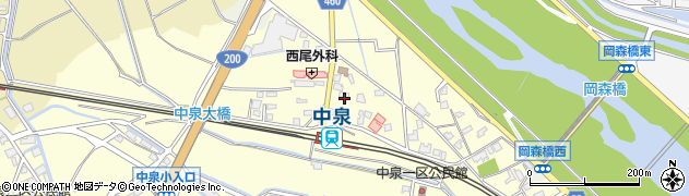 福岡県直方市中泉382周辺の地図