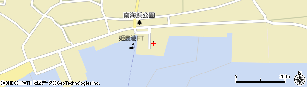 姫島車えび養殖株式会社　稚魚孵化場周辺の地図