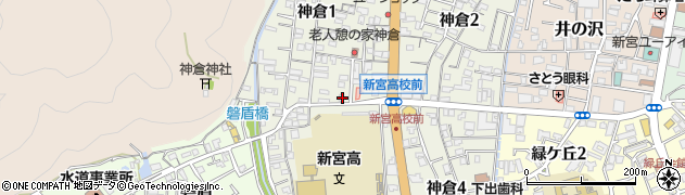 ダスキン新宮周辺の地図