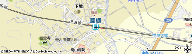 藤棚駅周辺の地図
