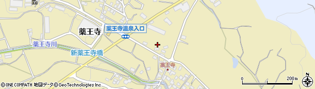 福岡県古賀市薬王寺周辺の地図