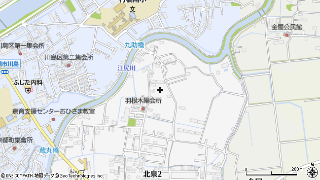 〒824-0033 福岡県行橋市北泉の地図