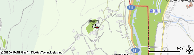 和歌山県西牟婁郡上富田町下鮎川229周辺の地図