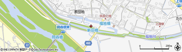 福岡県直方市上境889周辺の地図