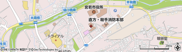 宮若市宮田文化センター周辺の地図