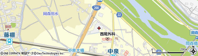 福岡県直方市中泉288周辺の地図