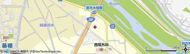 福岡県直方市中泉300-1周辺の地図