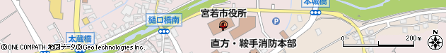 福岡県宮若市周辺の地図