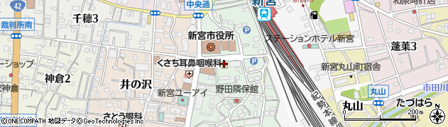日本聖公会新宮聖公会周辺の地図