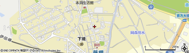 福岡県直方市下境3881周辺の地図