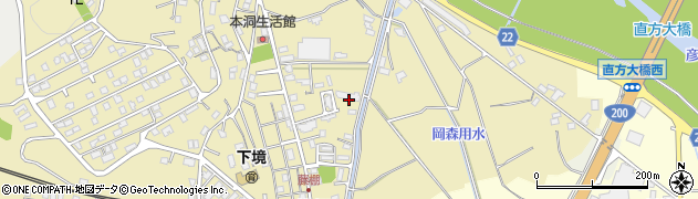 福岡県直方市下境3884周辺の地図