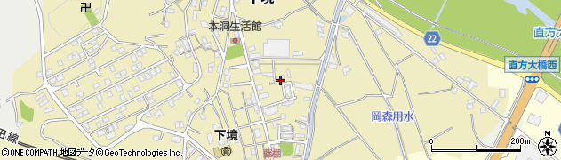 福岡県直方市下境3888周辺の地図