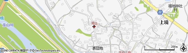 尾辻周辺の地図