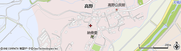 福岡県宮若市高野532周辺の地図