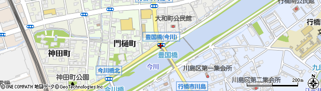 豊国橋（今川）周辺の地図