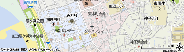 和歌山県田辺市東陽39周辺の地図