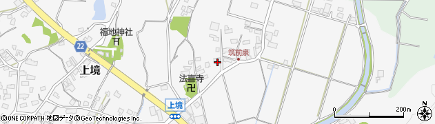 福岡県直方市上境2267周辺の地図