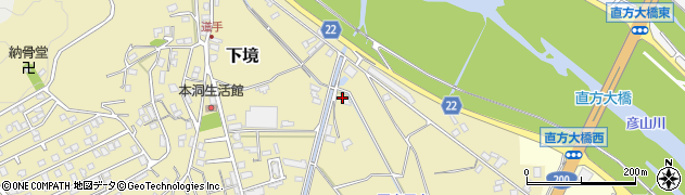 福岡県直方市下境3660周辺の地図