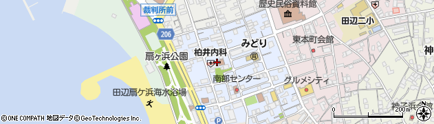 和歌山県田辺市末広町周辺の地図