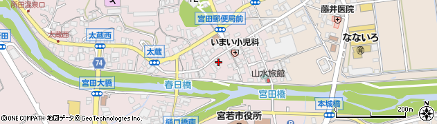 井本理容店周辺の地図
