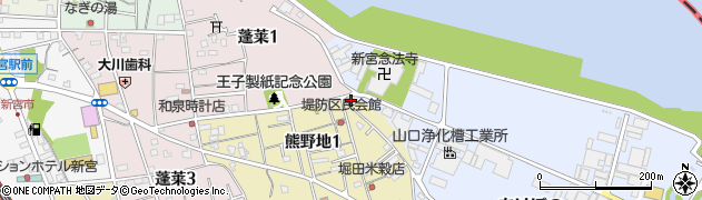 松原恵苑書院周辺の地図