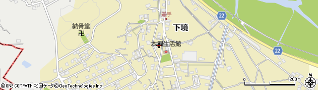福岡県直方市下境3823周辺の地図