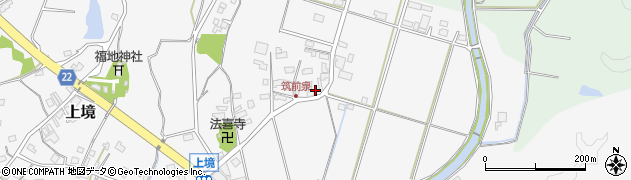 福岡県直方市上境1889周辺の地図