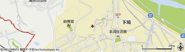 福岡県直方市下境4048周辺の地図