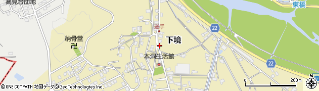 福岡県直方市下境3811周辺の地図