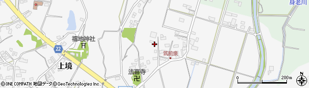 福岡県直方市上境2282周辺の地図