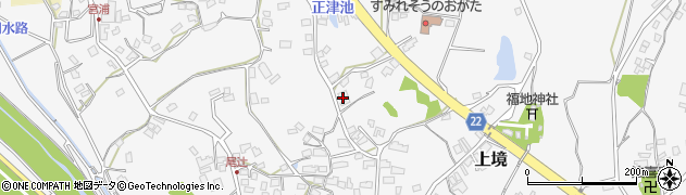 福岡県直方市上境1664周辺の地図