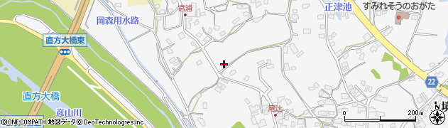 福岡県直方市上境1231周辺の地図