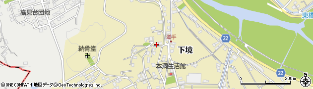 福岡県直方市下境4079周辺の地図