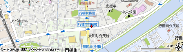 行橋斎場行橋造花店周辺の地図