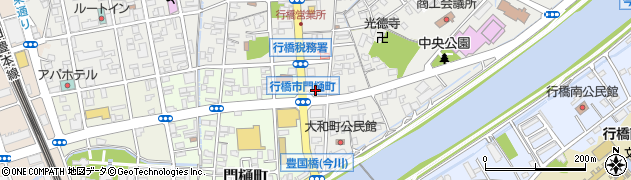 行橋斎場行橋中央会館周辺の地図