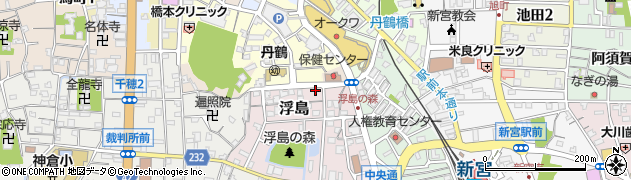 ナガシマ洋菓子店周辺の地図