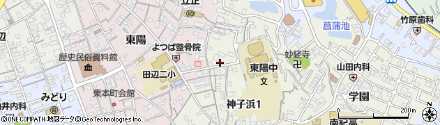 杉本硝子店周辺の地図
