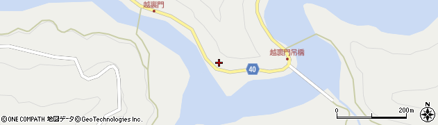 高知県吾川郡いの町越裏門61周辺の地図