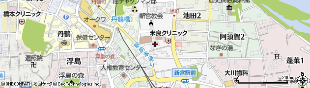 和歌山県新宮市伊佐田町2丁目1周辺の地図