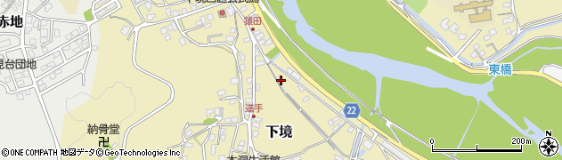 福岡県直方市下境3977周辺の地図