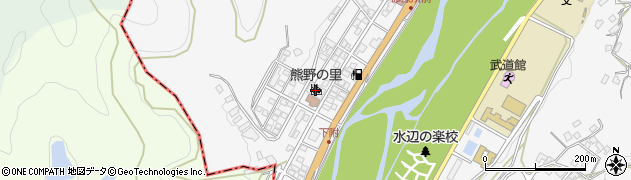 熊野の里周辺の地図